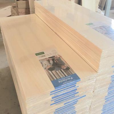 China furniture solid edge glued panels paulownia wood for sale for sale