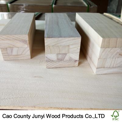 China laminate wood finger paulownia common paulownia board for sale