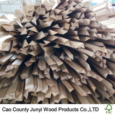 China Wooden triangular timber fillet and wooden chamfer for formwork for sale