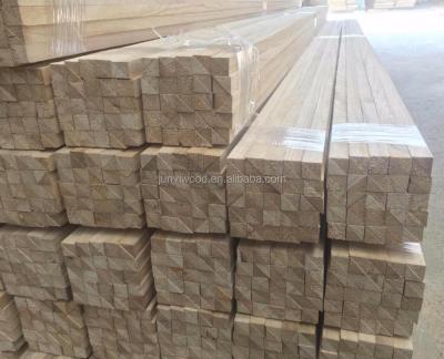 China Solid Wood Soild Chamfer Wood Strip For Construction for sale