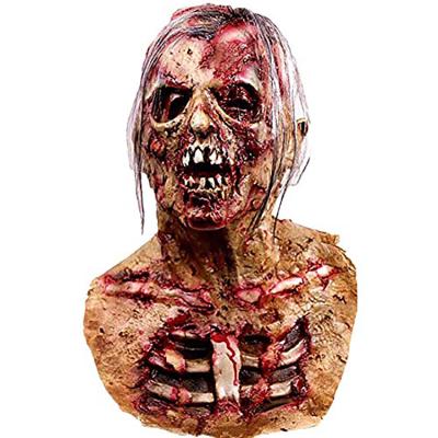 China Eco-Friendly Scary Mask Halloween Scary Mask Latex Costumes Rubber Halloween Decorations For Zombie Mask for sale