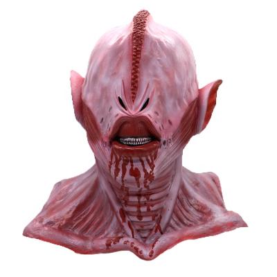 China Halloween Styles Resident Evil Halloween Party Monster Scary Creature Mask Latex Novelty Costume Props Full Head Masks for sale