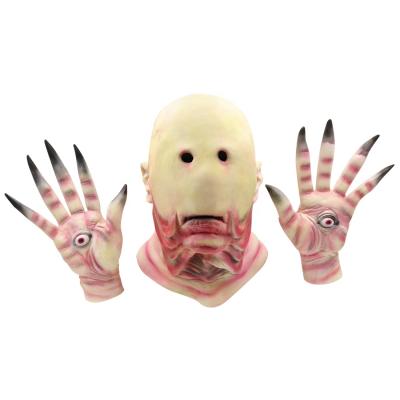 China Scary Eco-Friendly Latex Devil Halloween Cosplay Cosplay Masquerade Mask Horror Props Full Face Pan Labyrinth Movie Mask for sale