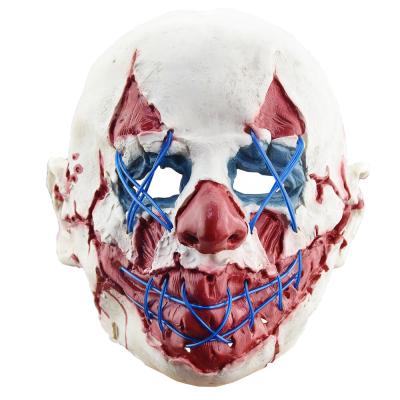 China Eco-Friendly Clown With Bald Head Has A Bloody Mouth Evil Clown Scary Latex MAS K | Quarantine Party Mask(s) for sale