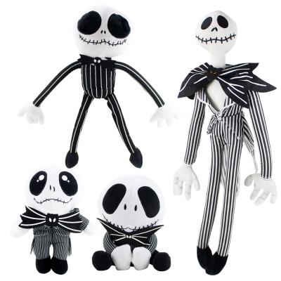 China Originalidad Eco-Friendly Nightmare Before Christmas Jack Skellington Plush Toy Christmas Stuffed Doll Cute Kid Toy Gift Jack Doll for sale