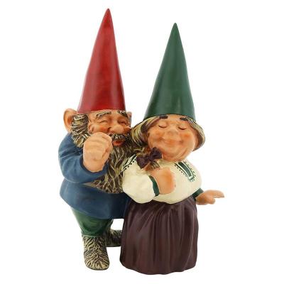 China Outdoor China Resin Garden Gnome Couples Decoration Ornaments Ornaments Crafts Couples Statue Gifts for sale