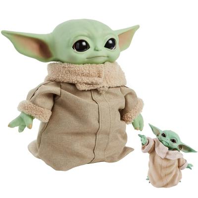 China 27cm Eco-Friendly Baby Yoda Toys The Mandalorian Latex Figure Hot Kids Model Toys Movie Star Wars Darth Vader Figure Toys Kids Dolls for sale