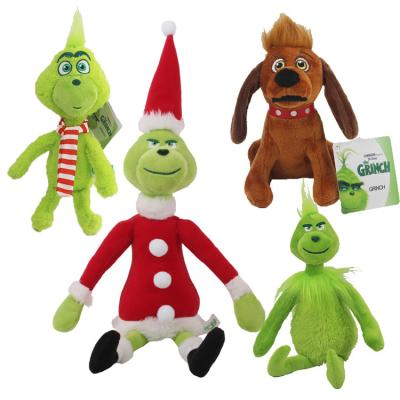 China Eco-friendly Cartoon Toy For Boys And Girls Toy Green Animal Stuff Plush Grinch Plush Stole Christmas Gift Grinch Scarf for sale