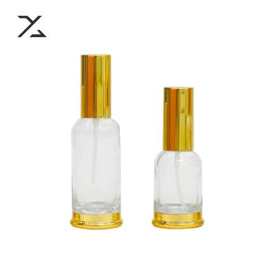 China 20ml 30ml 50ml Cosmetic Wholesale Luxury Cosmetic Bottle Perfume Empty Glass Spray Bottle With Pump Sprayer for sale