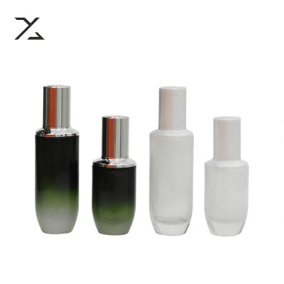 China High Quality Custom Logo 30ml 50ml Cosmetic Skin Care Dropper Glass Bottles For Toner Packaging for sale