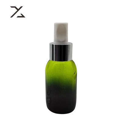 China Hot Selling Cosmetic 50ml Perfume Dropper Bottle Cylindrical Glass Oil Bottle For Packaging Cosmetic Luxury for sale