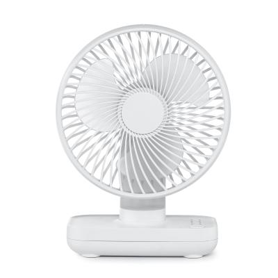 China Mini Portable Usb Rechargeable Hot Sell Mini Air Cooling Fan 4 Speed ​​4000mAh USB Rotatable Rechargeable Table Fan for sale