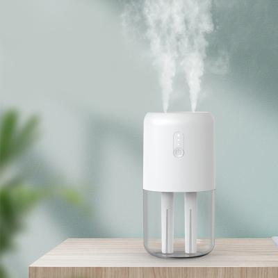 China Mini Portable Electric Evaporative Perfume Colorful Mist Nebulizer Light LED Diffuser Ultrasonic Air Humidifier for sale