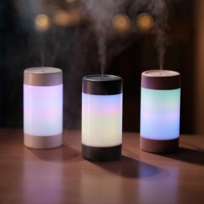 China Shine Color Lights Amazon 2021 New Design Usb Mist Car Mini Air Humidifier With Night Colorful Cool Light for sale