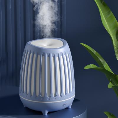 China Hot Sale 400ml Winter Ultrasonic Mist Fogger Cool Humidity Control Air Humidification+Light Mini Usb Type Air Humidifier With LED Light for sale