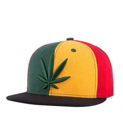 China Factory Wholesale Fashion JOINT JOINT Multi Colors Hemp Leaf 3D Hemp Adjustable Hat for sale