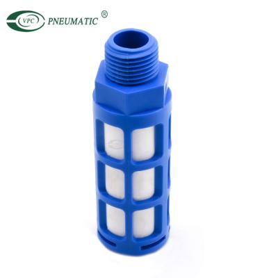 China Pneumatic Plastic Air Exhaust Filter Muffler Construction Material Shops Quick VPC SU Type Muffler for sale