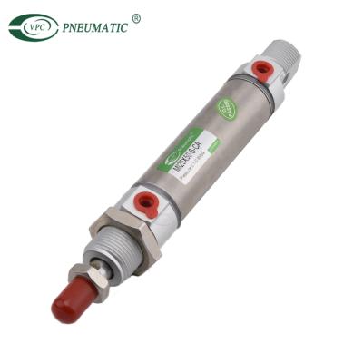 China Industry Stainless Steel Pneumatic Cylinder MI Bore 20mm 100mm Double Stroke Acting Mini Air Cylinder for sale