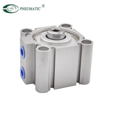 China Automation System Pneumatic Slim Cylinder Piston cq2b 16-10 10 inch Stroke Air Compact Double Acting Cylinder for sale