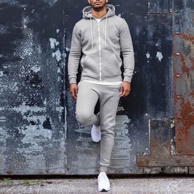 China Wholesale Breathable Sports Tracker Set Logo Zip Sports Suit Custom Sweatsuit For Men's Slim Fit Tracksuits for sale