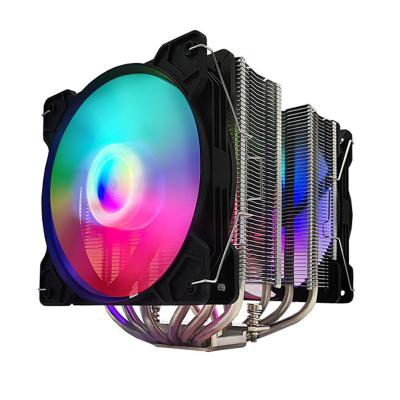 China Manmu Computer Case OEM Computer Case Cooler Dt600 6 Cup Tube 140mm Double Tower 2023 CPU RGB 4 Pin Pwm Gaming Case Fan Customized for sale