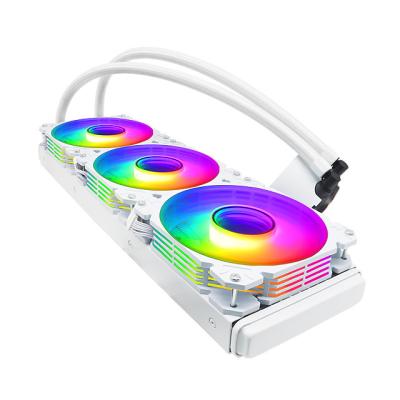 China Original LED Light Manmu Intel Aio 360mm OEM Intel Aio 360mm CPU Gpu Cooler RGB Argb Air Water Cooling PC for sale