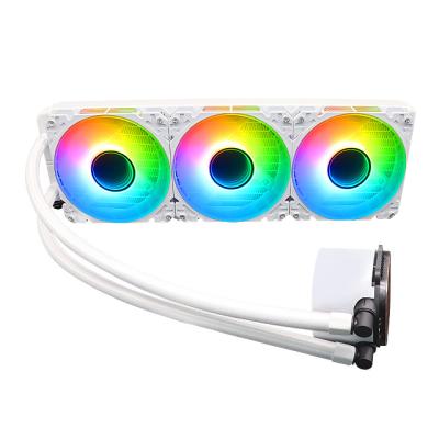 China LED Light Manmu OEM Computer Case Led Fan RGB Aio 360mm Liquid Cooling CPU Cooler Fan Water Cooler for sale