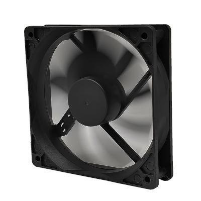 China Manmu OEM 120mm Case Ball Bearing Dual LED Light Black PC Fans Cooling PWM Fan High Airflow 3000Rpm Quiet Computer Case Fan for sale