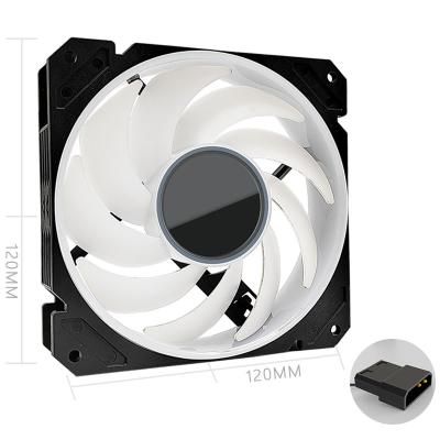 China Computer Case Manmu Factory Wholesale RGB Cooler Fans DC 12v 120mm PC Case High Speed ​​Ratio Fan With Custom Logo for sale