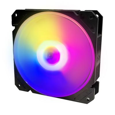 China Wholesale Cooler 120mm Gaming LED Light Manmu Fan 12v PC Can Change Color Led RGB Case Fans For Computer for sale