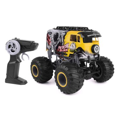 China RC Hobby 2.4G 1/16 Big Wheel Graffiti Rock Crawler 4x4 RC Truck Off-Road Remote Control Toys For Children for sale