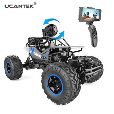 China RC Hobby 2.4G 1/16 Large Vehicle Rock Crawler 4x4WD RC Car Remote Control Car With WIFI FPV HD Camera With Gimbal for sale