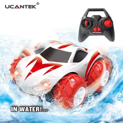 China 1:14 2.4G Stunt Remote Control Waterproof Amphibious Car Full Function RC Hobby Radio Controlled Boys Gift for sale