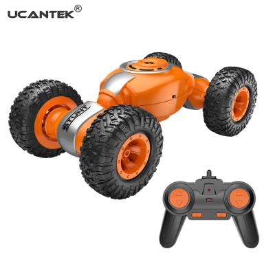 China RC Hobby C016 2.4GHz 1:16 RC Twist Stunt Car Small Size Double Sided RC Car Off-Road Vehicle For Kids for sale