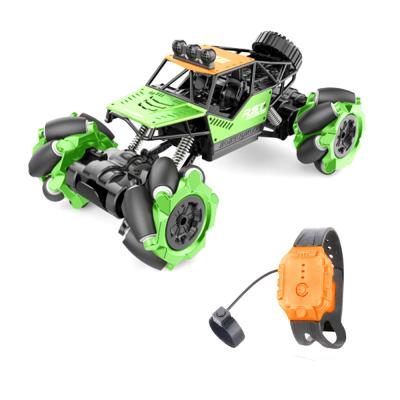 China 1/20 RC Hobby Watch Gravity Control Stunt Off-Road Car Toy With Light 360 Turn Hand Gesture Controlled Stunt Car for sale