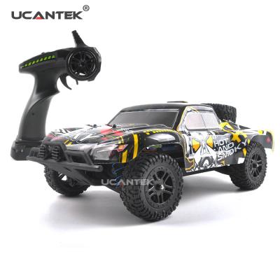 China UCANTEK Hobby Graffiti Design 2.4GHz Graffiti Design 1:18 RC Car 4x4 40KM/H High Speed ​​Racing Car For Kids for sale