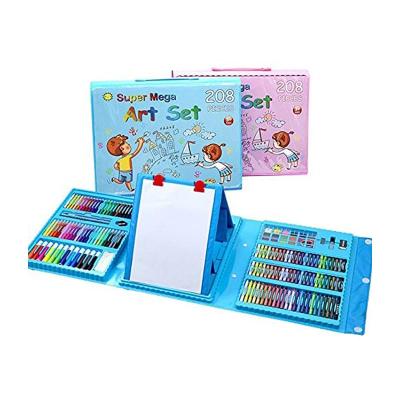 China Promotional Eco-friendly 208 PCS Pens Colorful Pencil Oil Painting Brush Children Drawing Plastic Pen Tool Set Art Drawing Supplies Luxury Set for sale