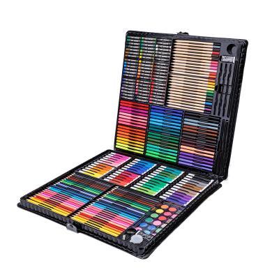 China 258 Piece Eco-Friendly Promotional Art Drawing Painting Creativity Deluxe Set for Beginners and Young Artists for sale