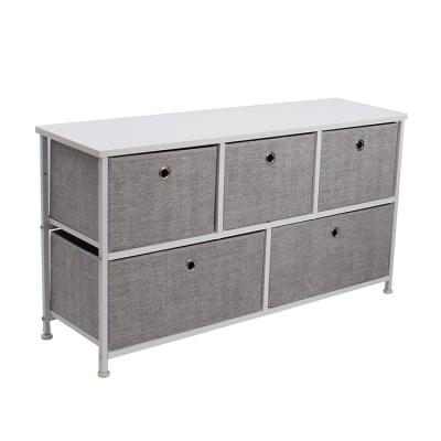 China Contemporary Multi-Drawer Dresser Storage Tower Drawer Chest With Foldable Cloth Drawers for sale