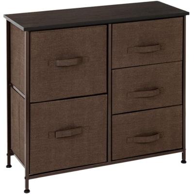 China STAR CREATION Manufacturers Direct Selling 5 Drawers Adjustable Fabric Dresser Storage Tower (Size) for sale