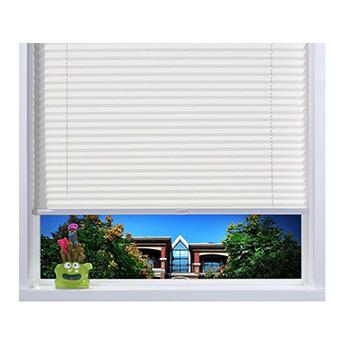 China Easy-fix pleated blackout blind-inside installation light transmission without pull cord for sale