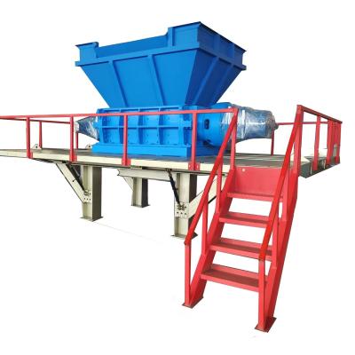 China 8000KG Weight Stainless Steel Scrap Metal Shredders with Conveyor Crusher Machine for sale