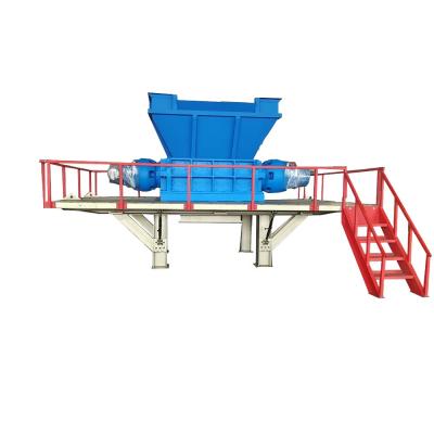 China 110kW Power Fish Net Crusher PA Nylon Ropes Shredding Machine for Advertising Company for sale