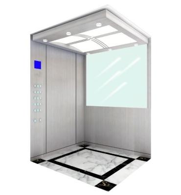 China Minimalist Outdoor Panoramic Elevator 630kg Glass Elevator for sale