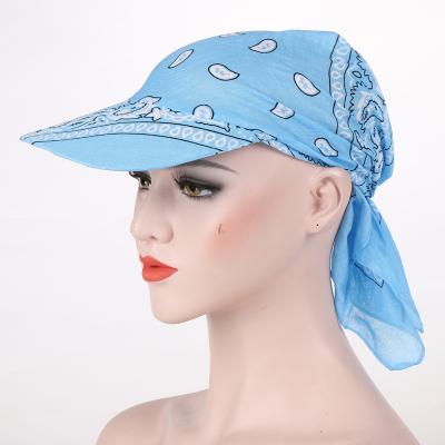 China Big COMMON Bent Cycling Hat Polyester Cashew Printed Polyester Cotton Gorras Trucker Hat Sports Hats For Woman for sale