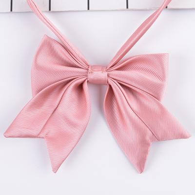 China Small Swallow Single Pure Tail Bow Tie High Density JK Color Sailor Suit Uniform Bow Tie for sale