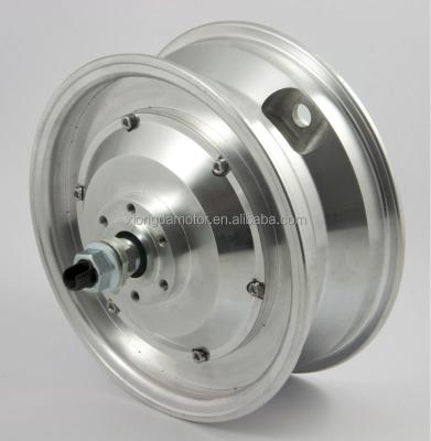 China Waterproof Single Axle Electric Scooter Wheel Hub DC Motor 10 Inch for sale