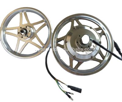 China Waterproof 12 inch electric scooter rear wheel hub motor with front wheel for sale