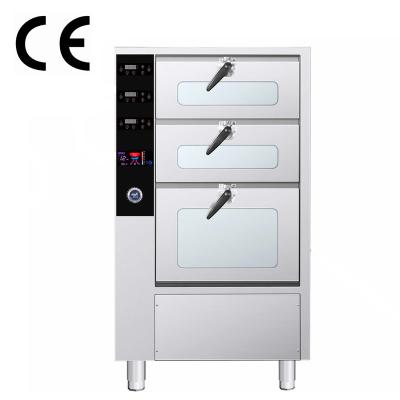 China 2021 High Quality 26-36 Trays 380V Commercial Electric Steamer Rice Coocker Low Price Te koop