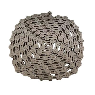 China Durable High Quality Rustproof Silver 8s Stainless Steel Half Cavity Sports Mountain Bicycle Bike Chain for sale